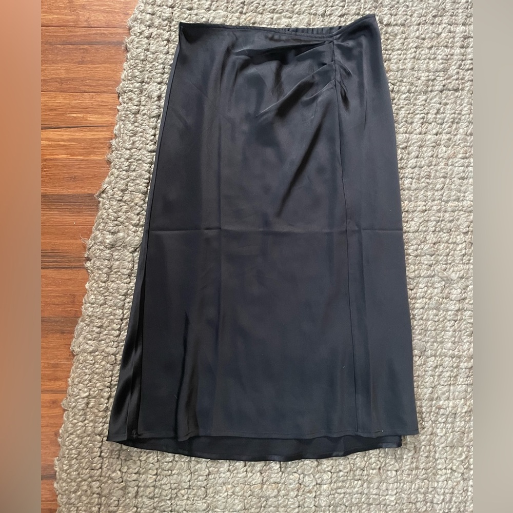 Status by chenault black slip skirt NWT